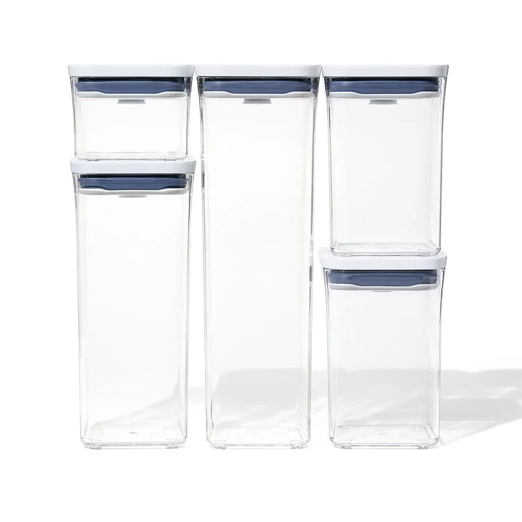 Set of 5 Oxo Grip containers